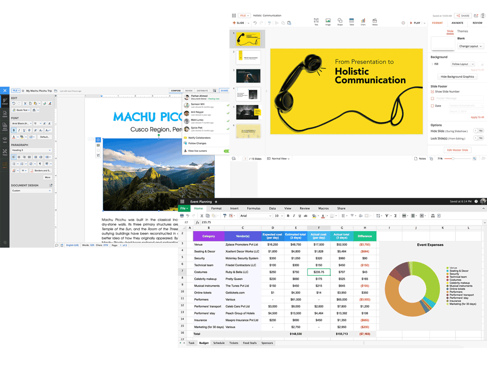 Zoho Office Suite