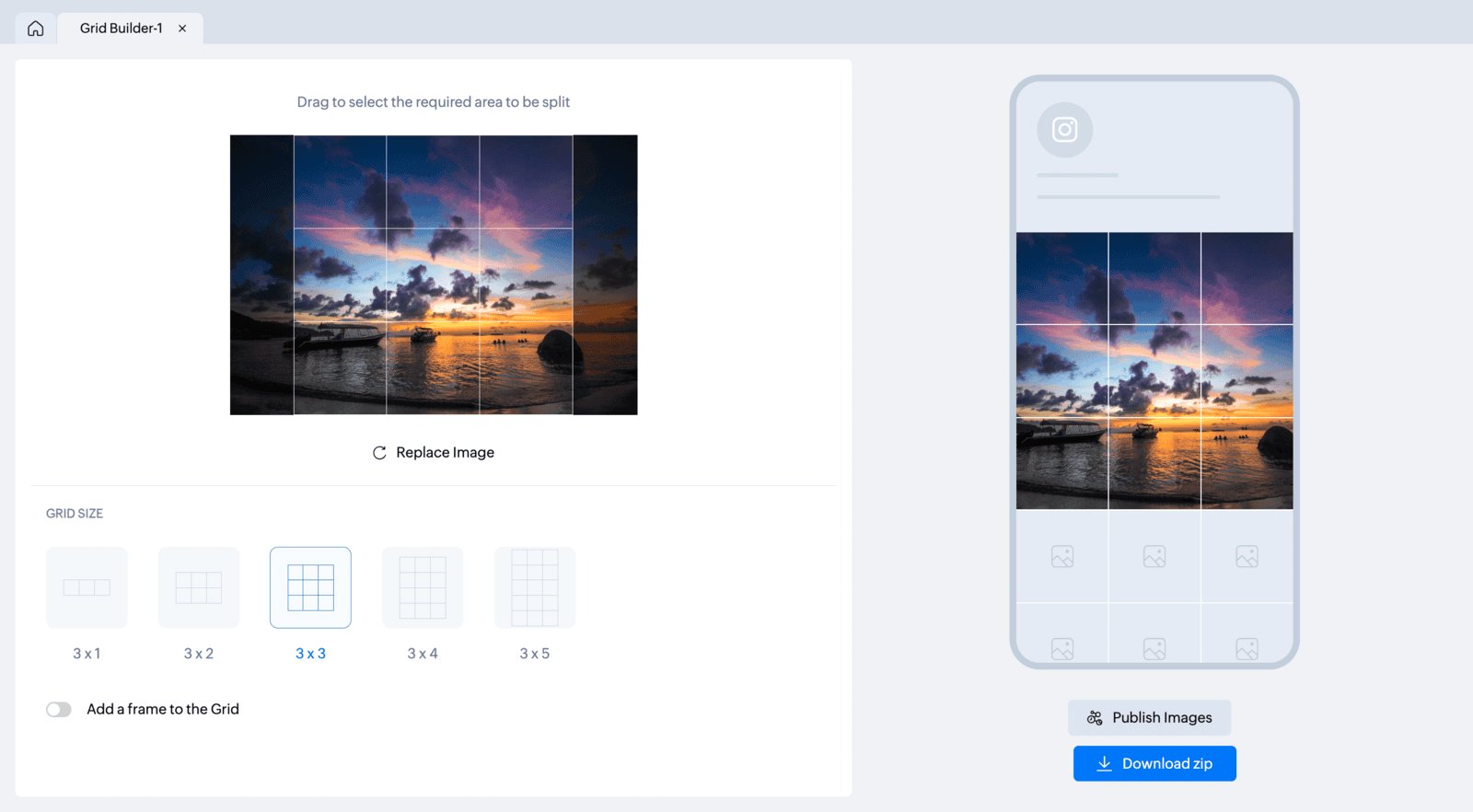 Instagram Grid Builder